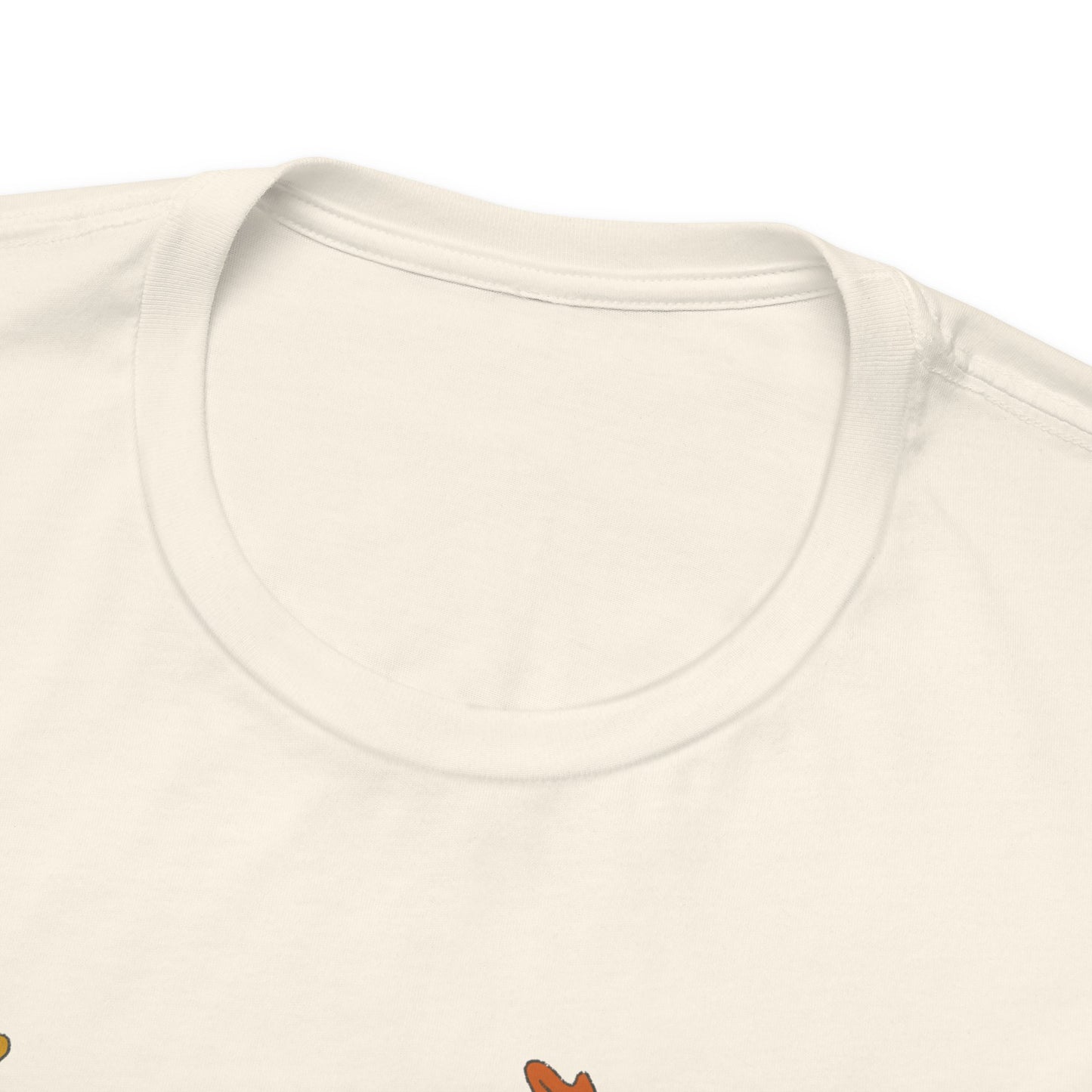 White Frenchie Chasing Leaves TShirt
