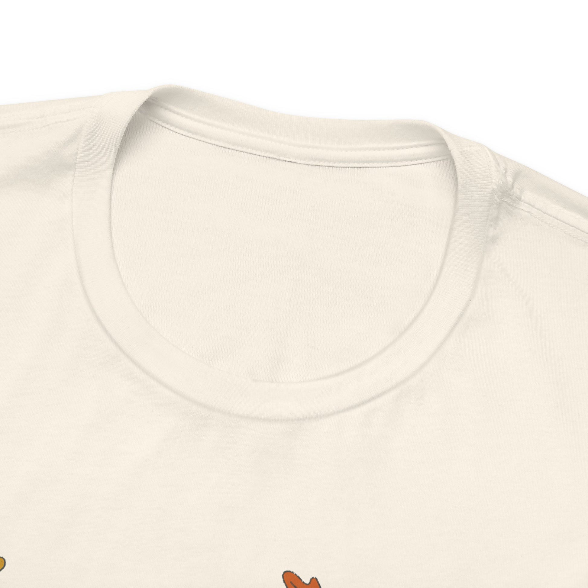 White Frenchie Chasing Leaves TShirt