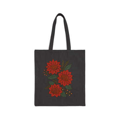 Ruby Cavalier Holiday Flower Sleeping Tote Bag
