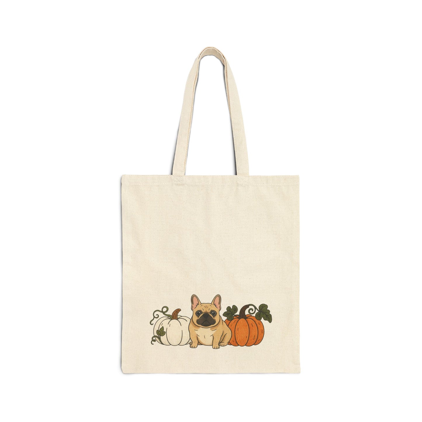 Fawn Frenchie Pupkin Tote Bag