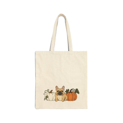 Fawn Frenchie Pupkin Tote Bag