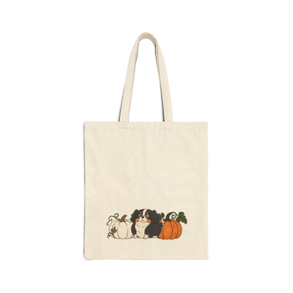 Tricolor Cavalier Pupkin Tote Bag