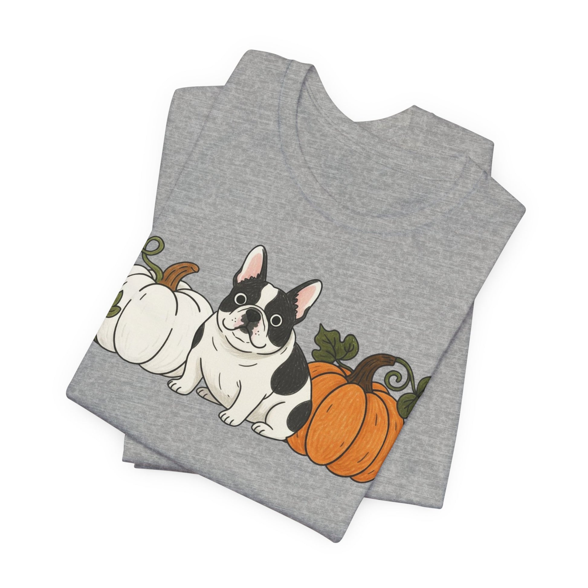 Piebald Frenchie Pupkin Unisex Tshirt