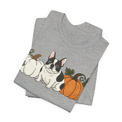 Piebald Frenchie Pupkin Unisex Tshirt