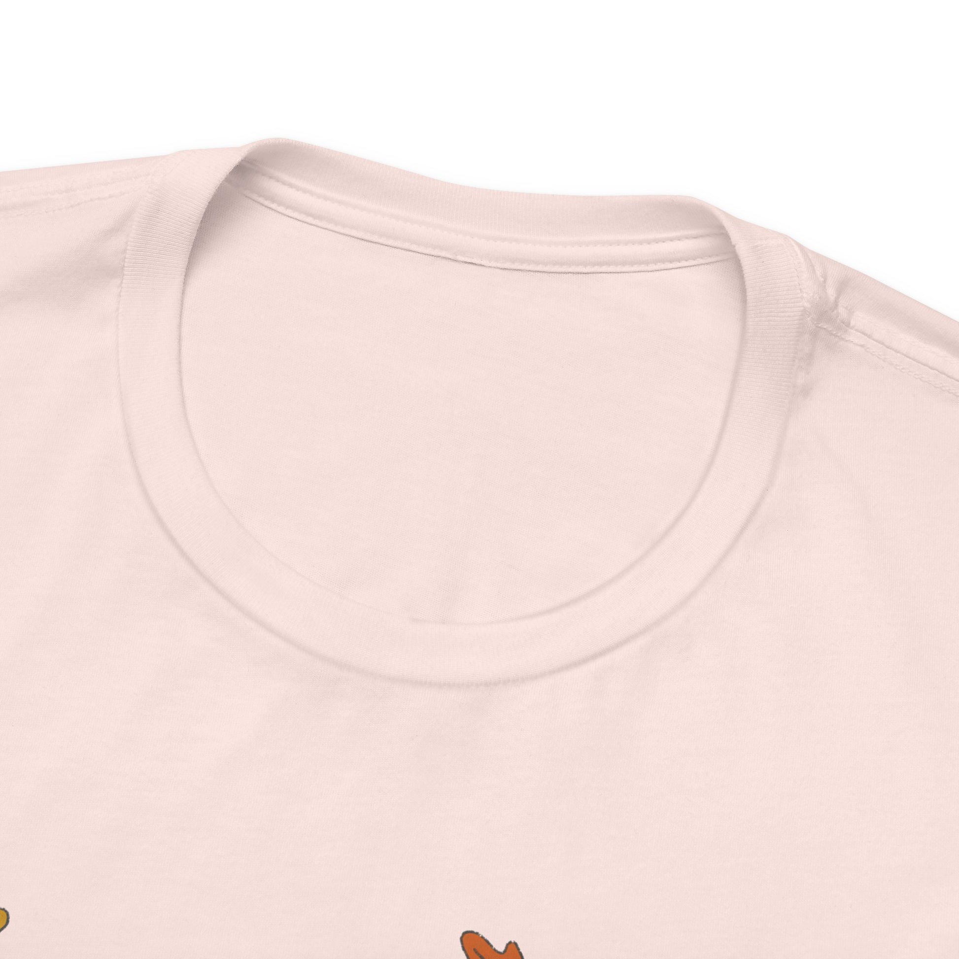 White Frenchie Chasing Leaves TShirt