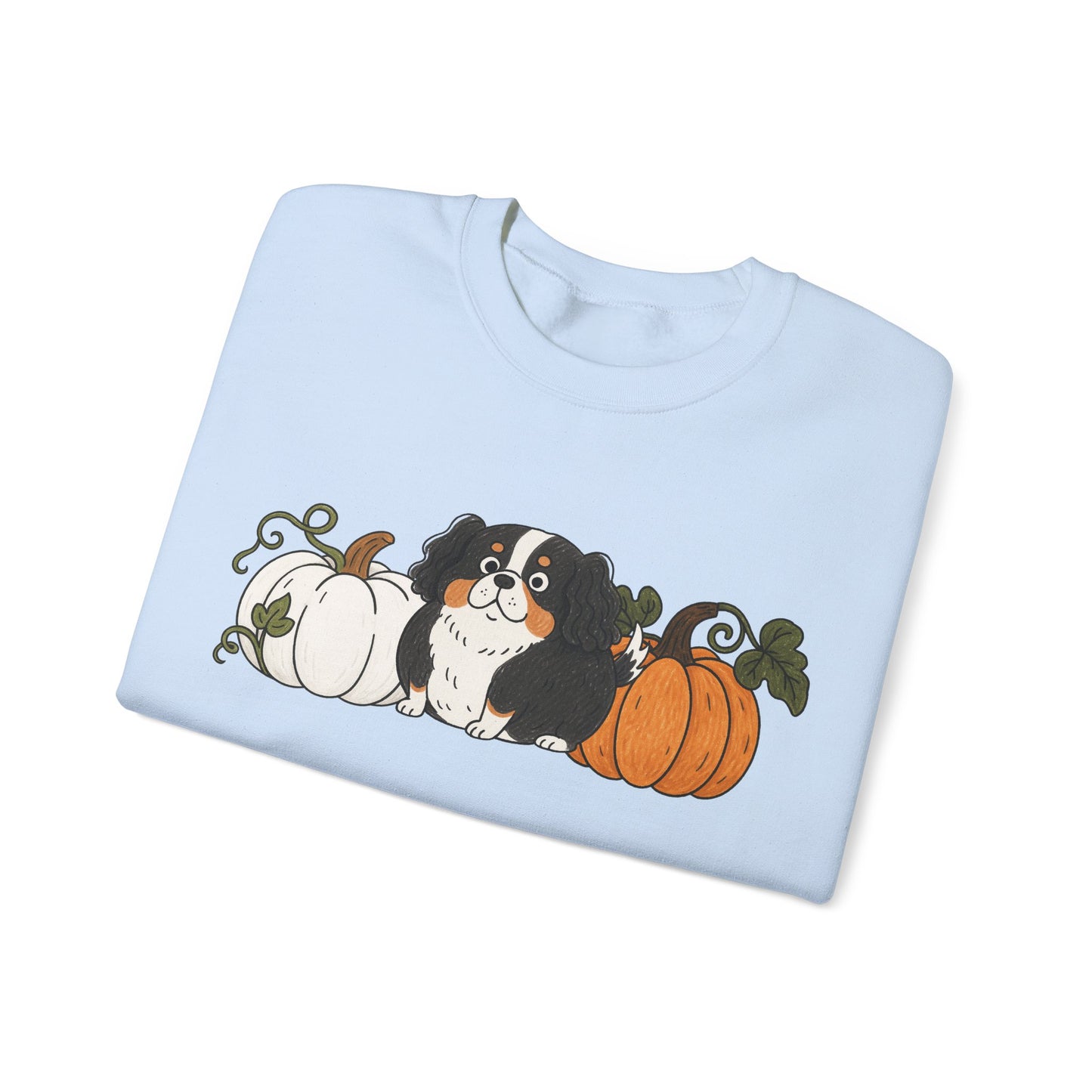 Tricolor Cavalier Pupkin Unisex Sweatshirt