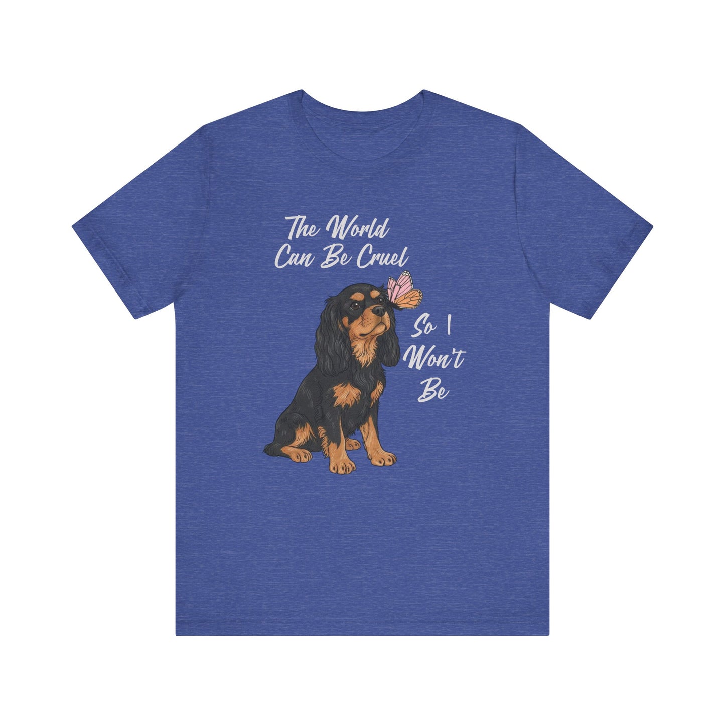 Cruel World Black Tan Cavalier Tshirt