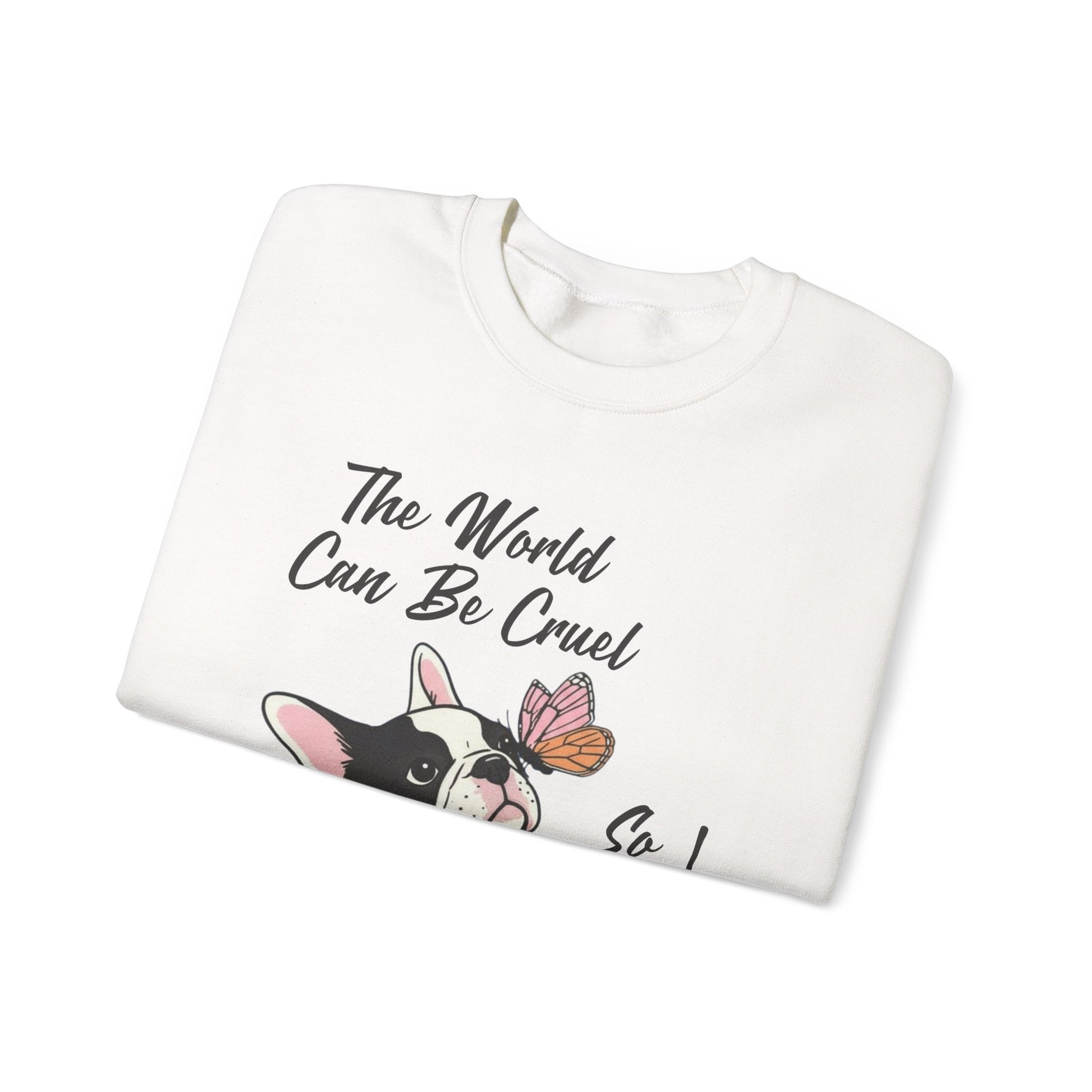 Cruel World Piebald Frenchie Sweatshirt