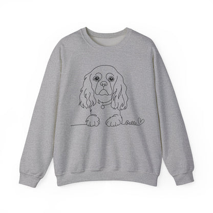 Single Line Name Cavalier Sweatshirt
