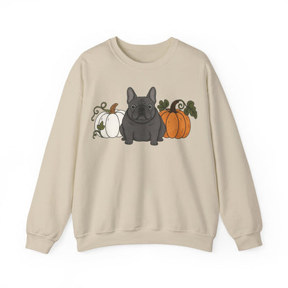 Black Frenchie Pupkin Unisex Sweatshirt