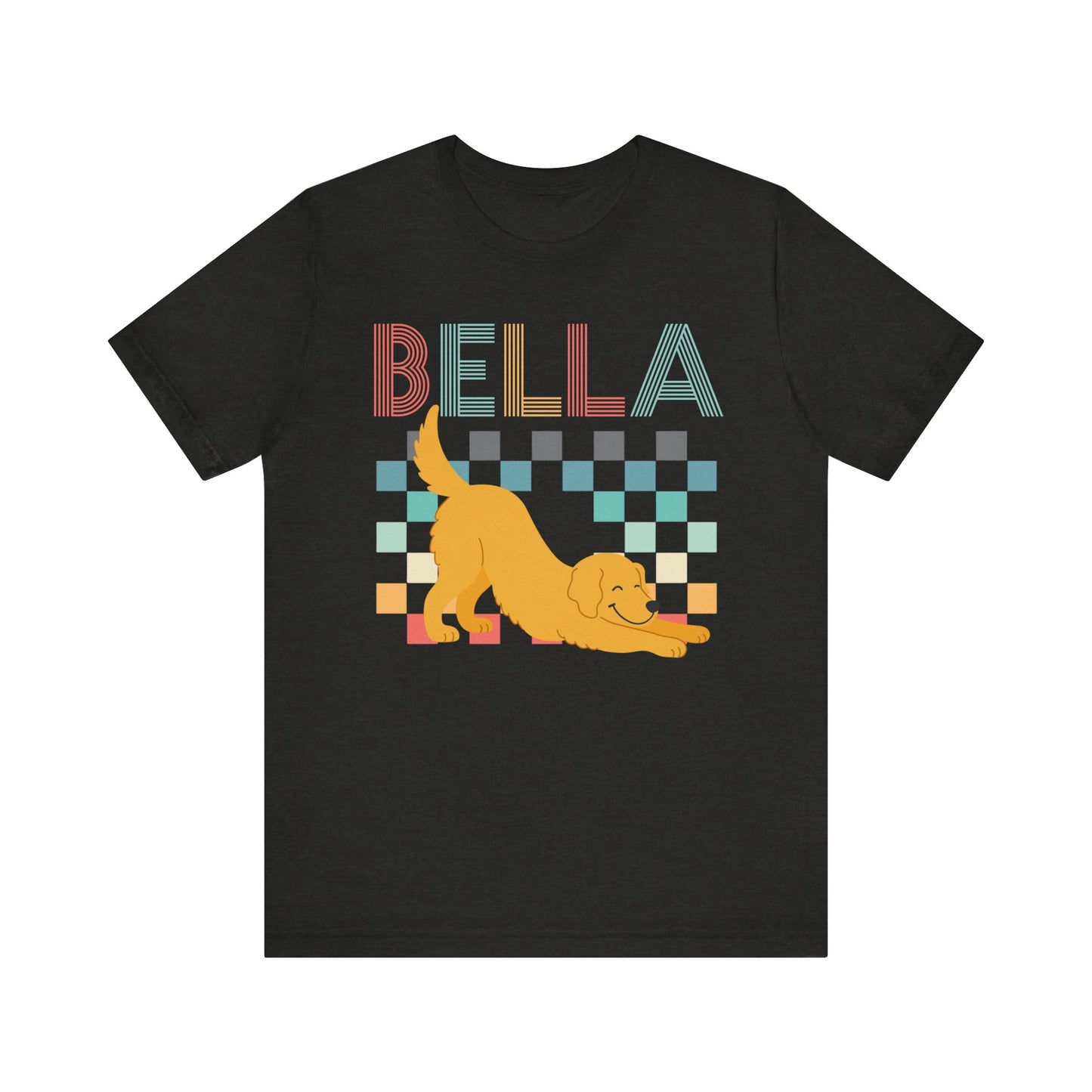Golden Retriever Checkered TShirt