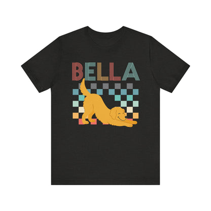 Golden Retriever Checkered TShirt