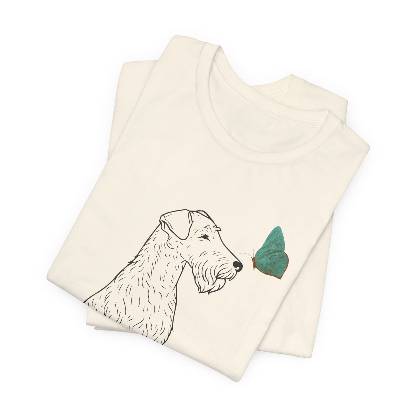 Airedale Terrier Butterfly TShirt