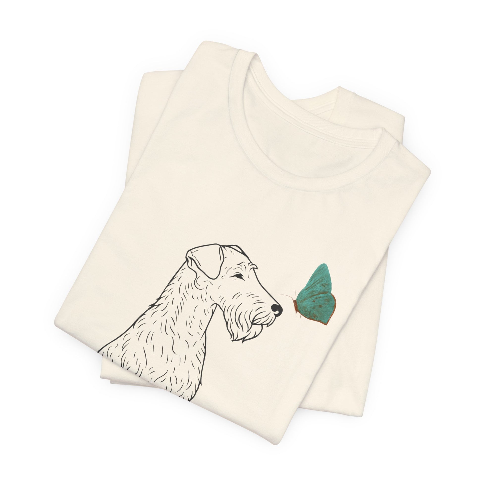 Airedale Terrier Butterfly TShirt