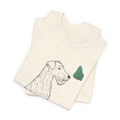 Airedale Terrier Butterfly TShirt