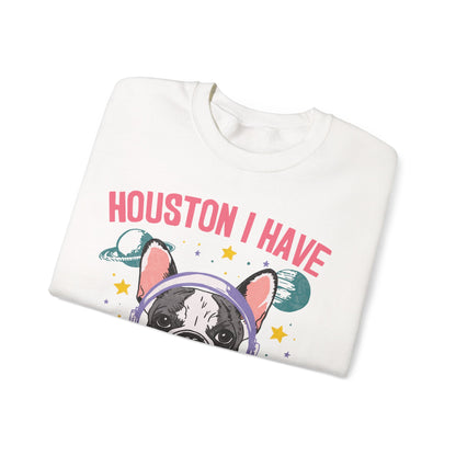 Piebald Frenchie Houston Space Sweatshirt