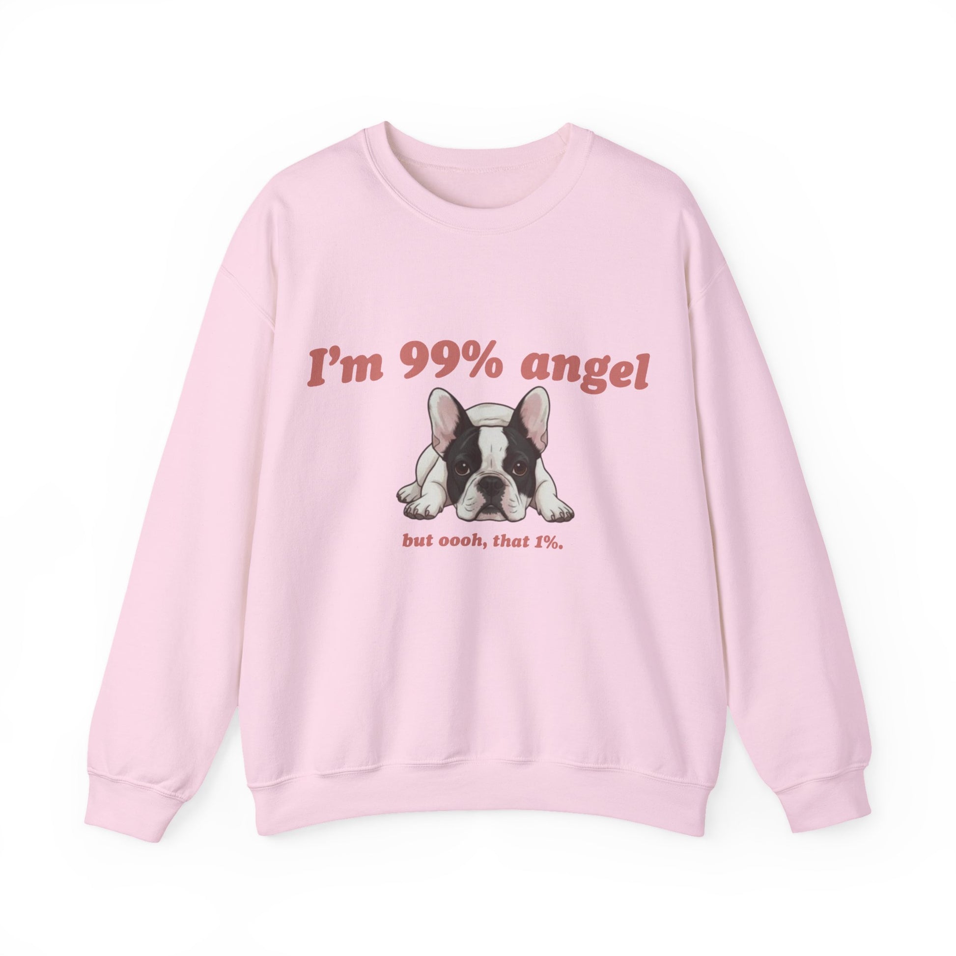 Piebald Frenchie Angel 99% Sweatshirt