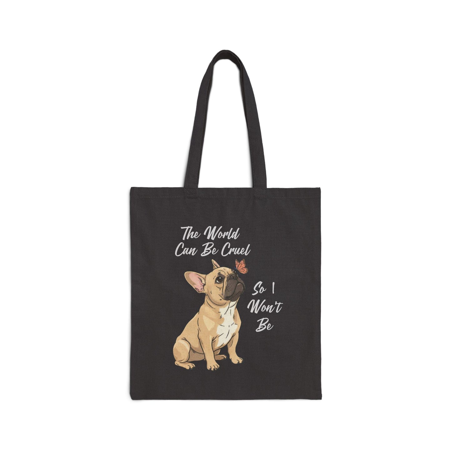 Cruel World Fawn Frenchie Tote Bag