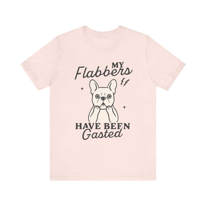White Frenchie Flabbergasted Tshirt