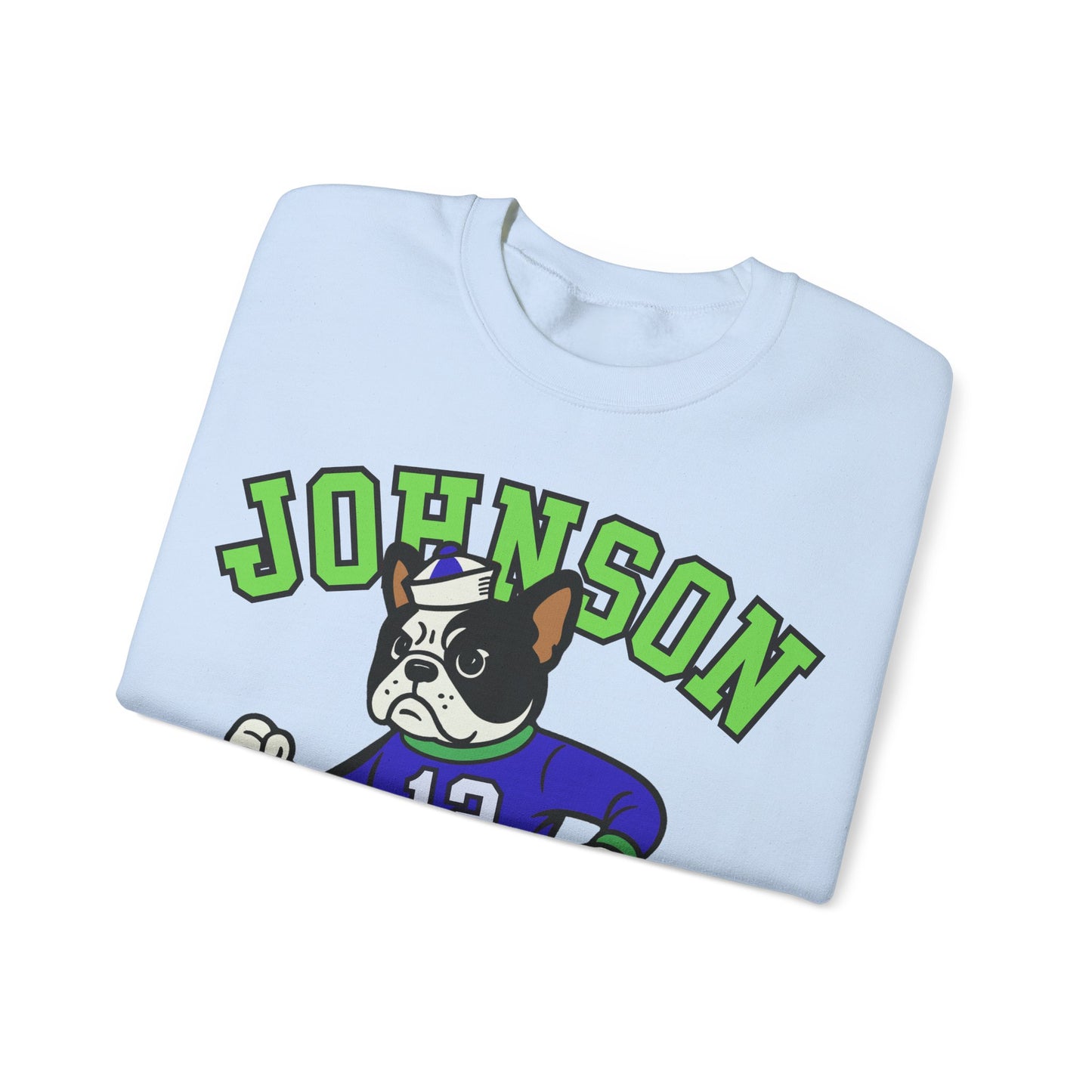 Piebald Frenchie College Mascot Sweatshirt