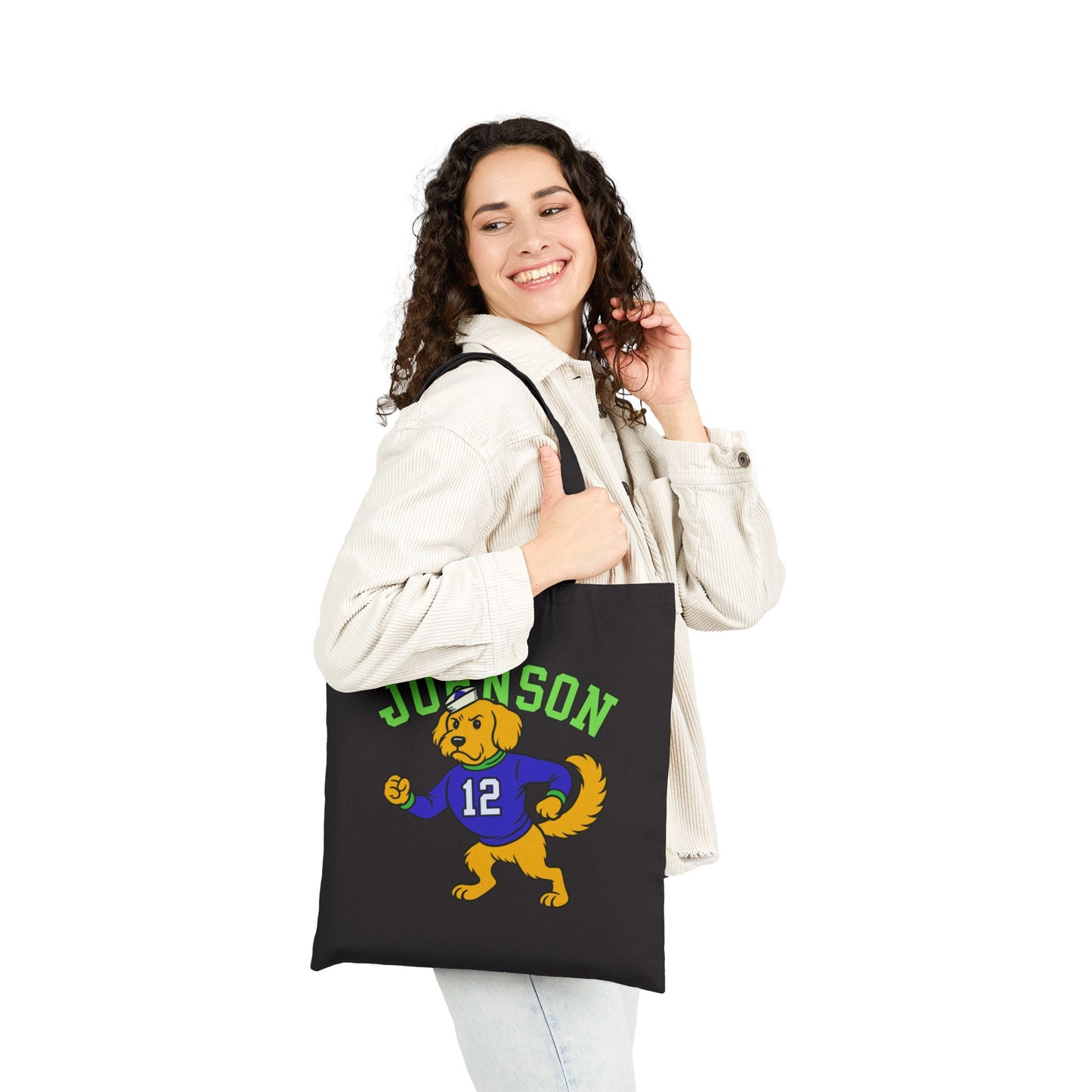Golden Retriever College Mascot Tote Bag