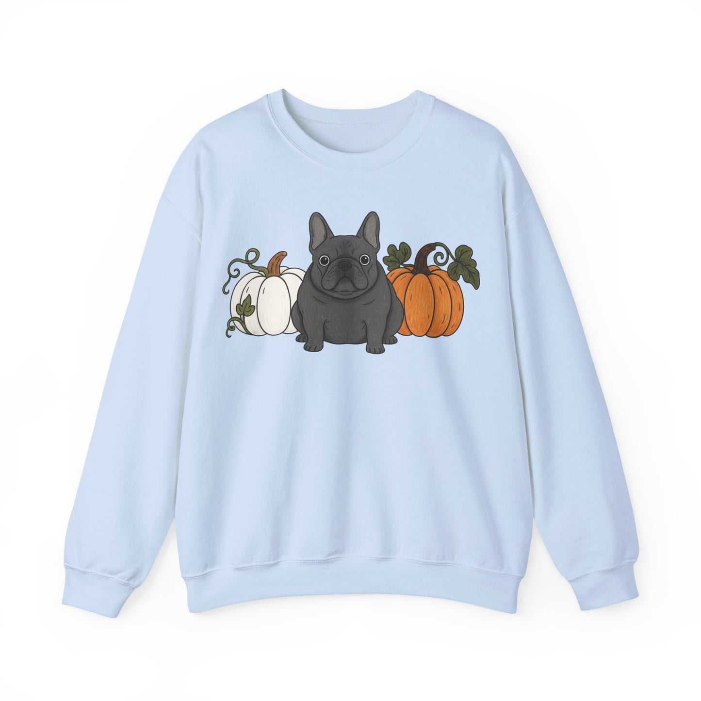 Black Frenchie Pupkin Unisex Sweatshirt