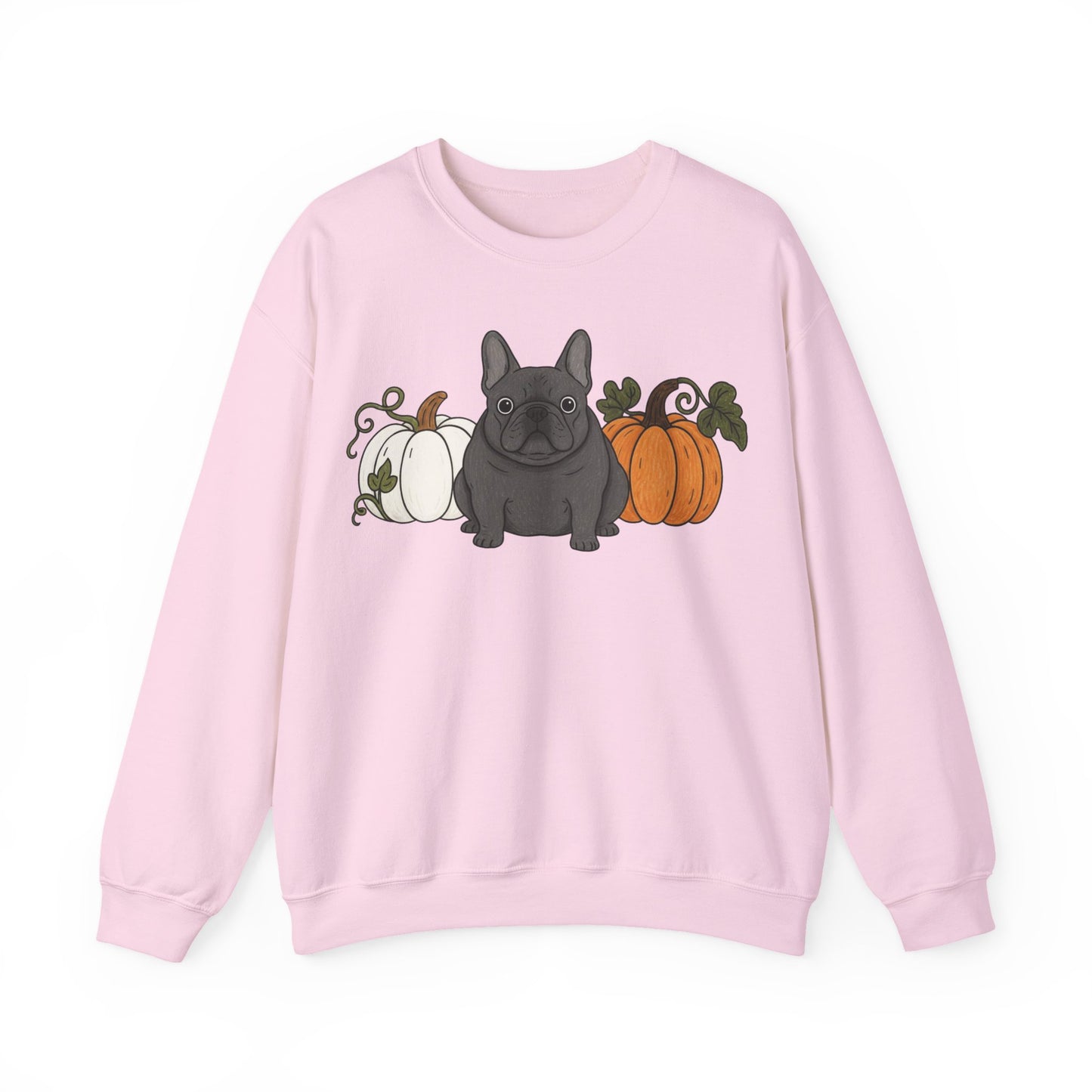 Black Frenchie Pupkin Unisex Sweatshirt