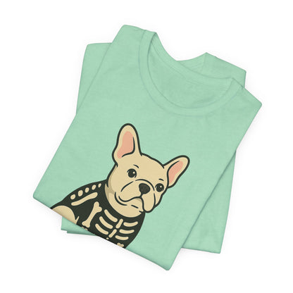White French Bulldog Stay. Slay. Halloween TShirt