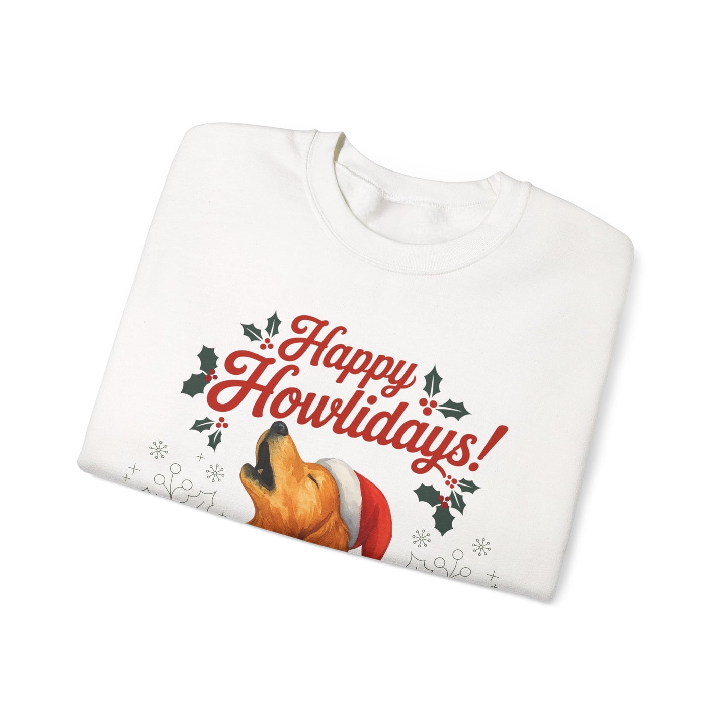Golden Retriever Happy Howlidays Sweatshirt