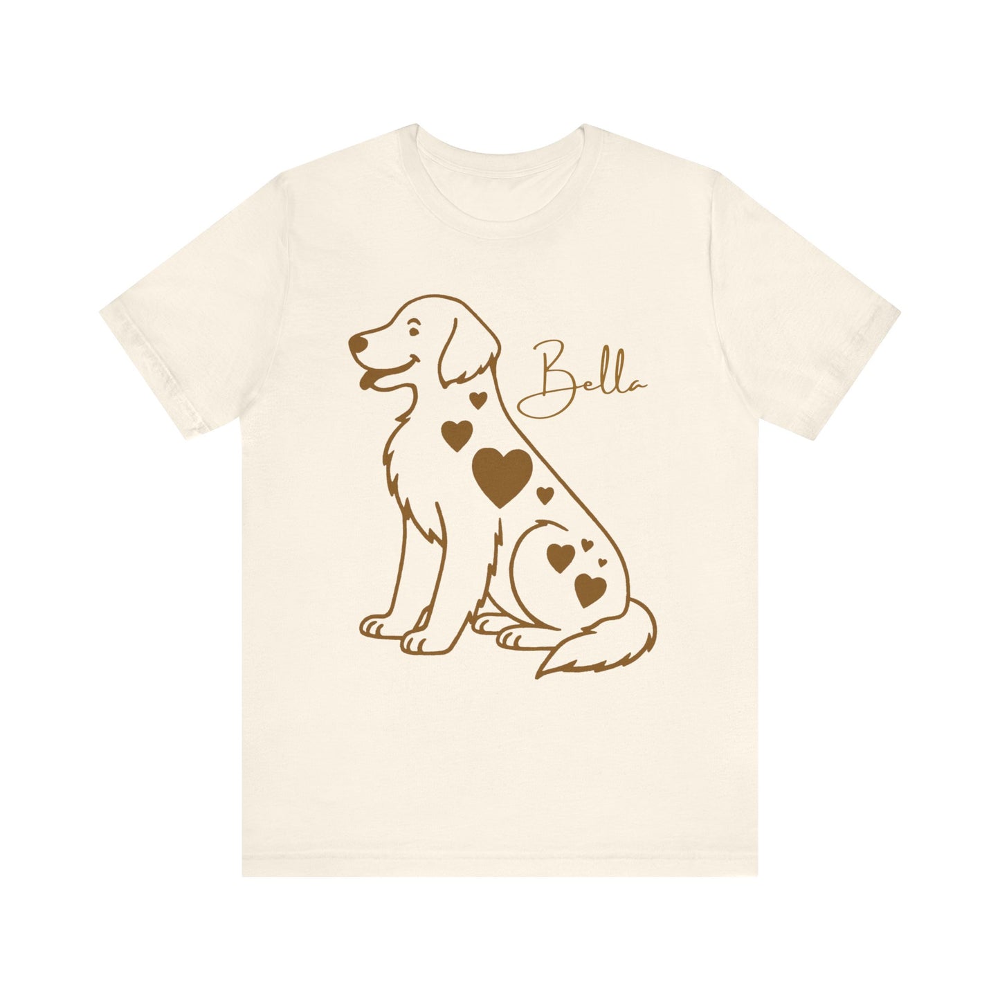 Golden Retriever Heart Dog TShirt
