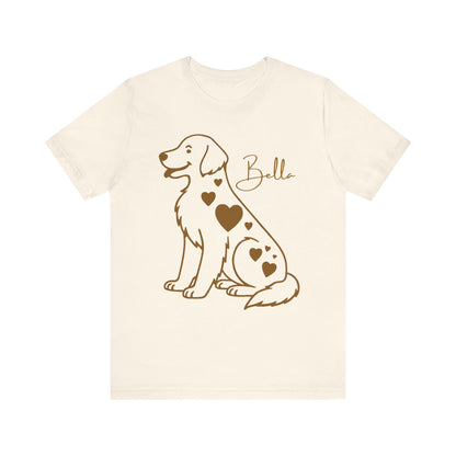 Golden Retriever Heart Dog TShirt