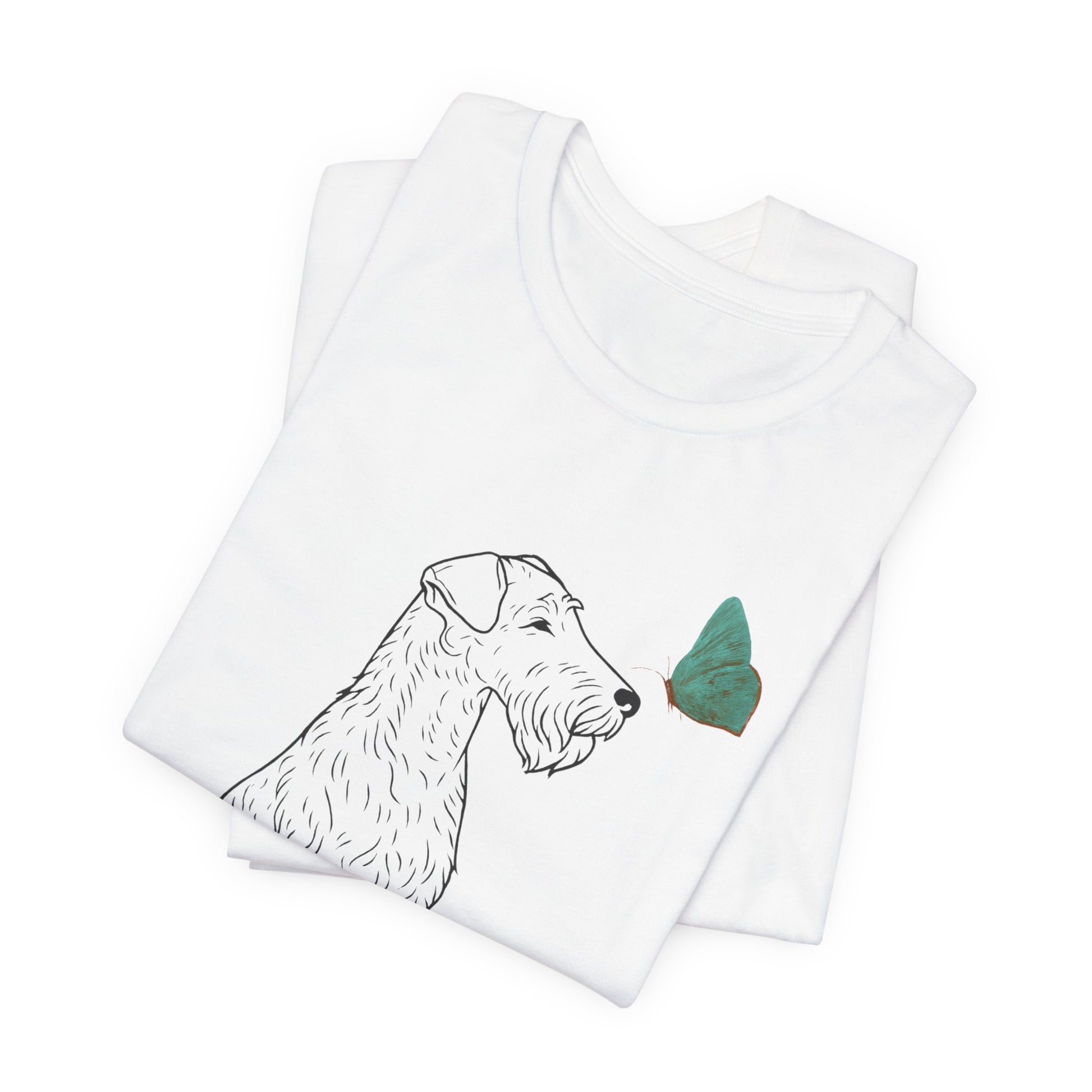 Airedale Terrier Butterfly TShirt