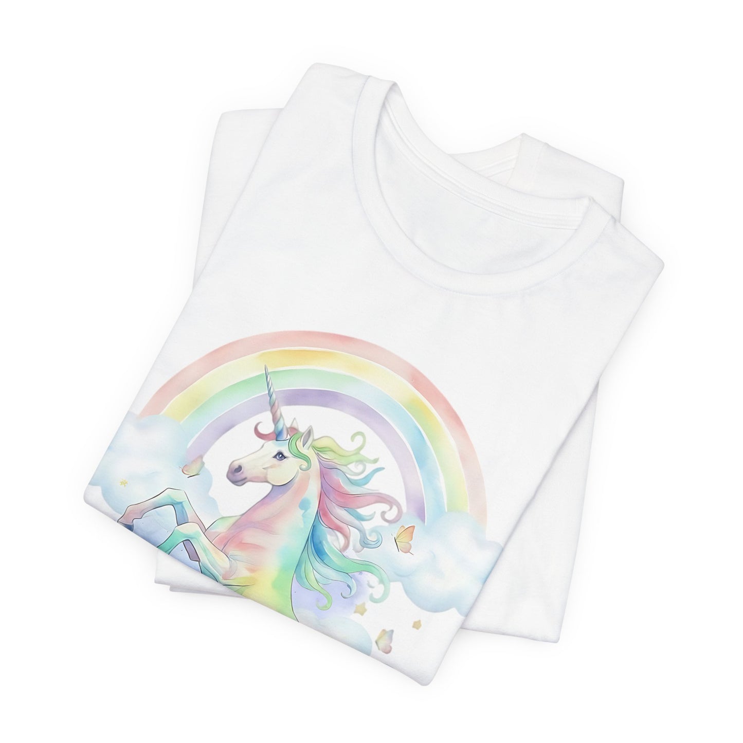 Blenheim Cavalier Watercolor Unicorn Tshirt