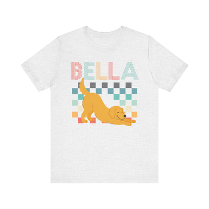 Golden Retriever Checkered TShirt