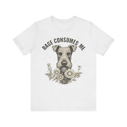 Airedale Terrier Rage Unisex Tshirt