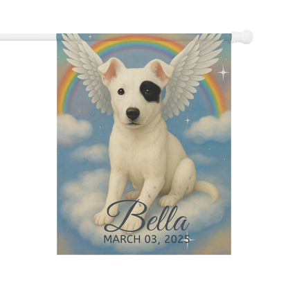 Custom Mutt Angel Garden Flag