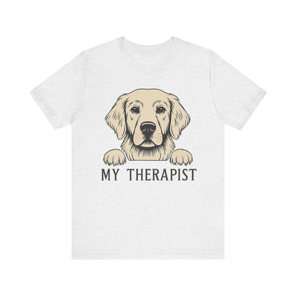 Therapist Golden Retriever Tshirt