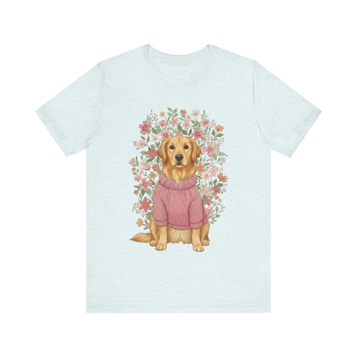 Golden Retriever Bouquet Tshirt