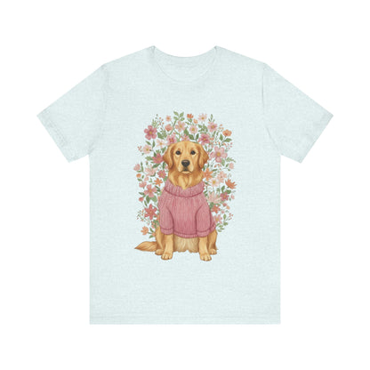 Golden Retriever Bouquet Tshirt