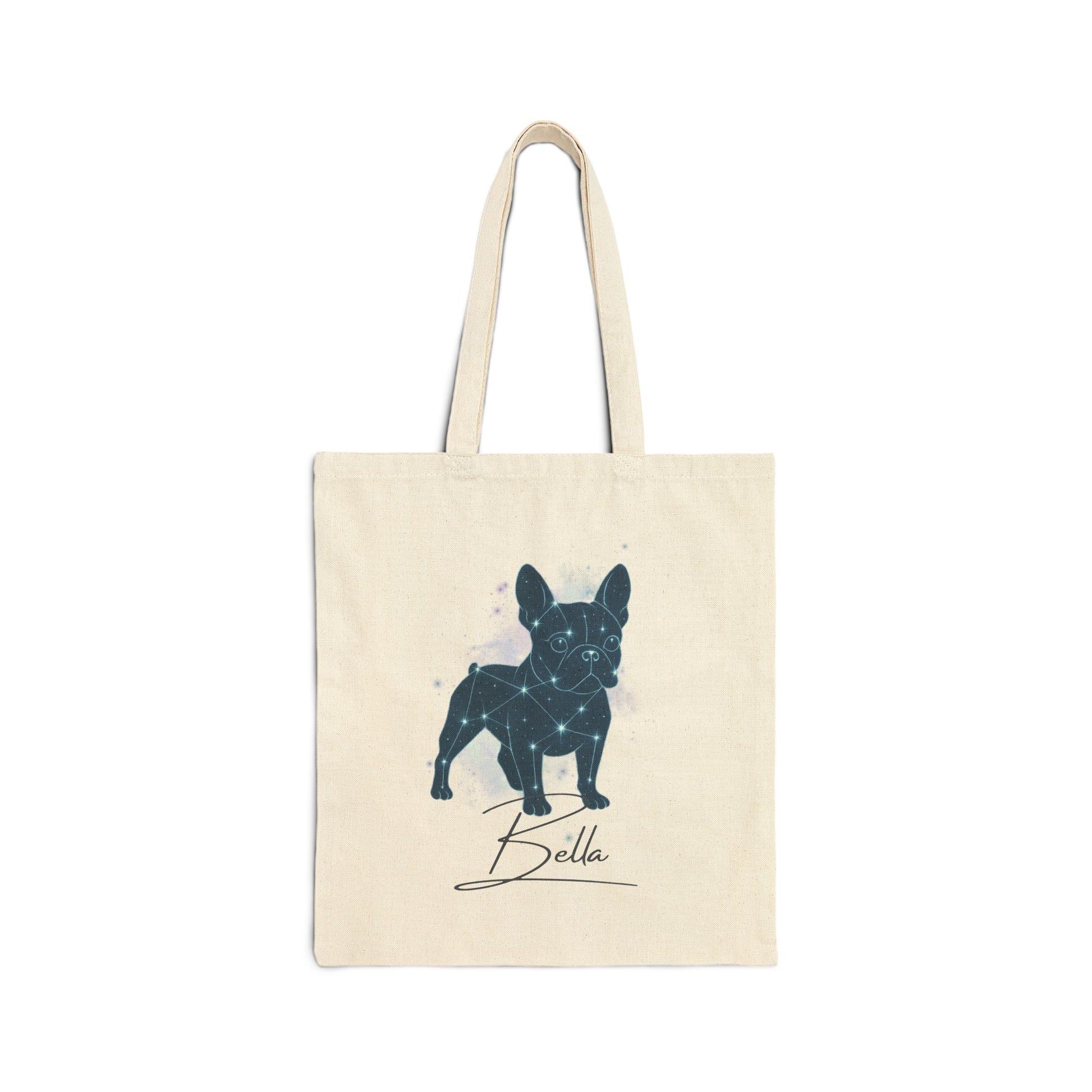 Custom Frenchie Constellation Tote Bag