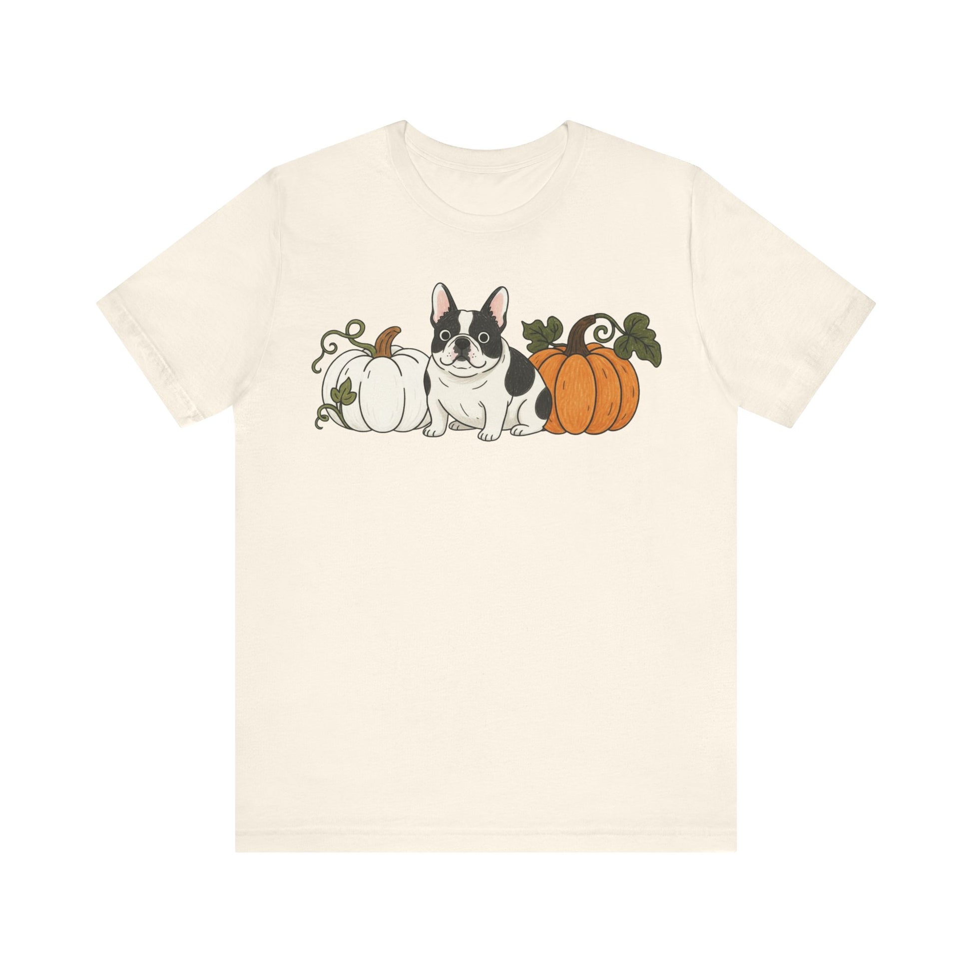 Piebald Frenchie Pupkin Unisex Tshirt