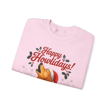 Golden Retriever Happy Howlidays Sweatshirt