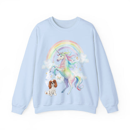 Blenheim Cavalier Watercolor Unicorn Sweatshirt