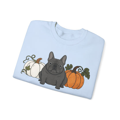 Black Frenchie Pupkin Unisex Sweatshirt