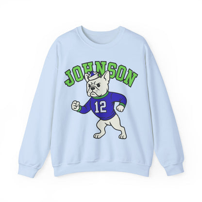 White Frenchie College Mascot Sweatshirt