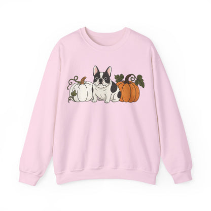 Piebald Frenchie Pupkin Unisex Sweatshirt