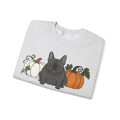 Black Frenchie Pupkin Unisex Sweatshirt