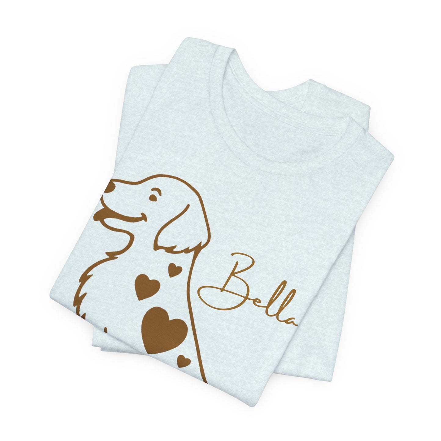 Golden Retriever Heart Dog TShirt