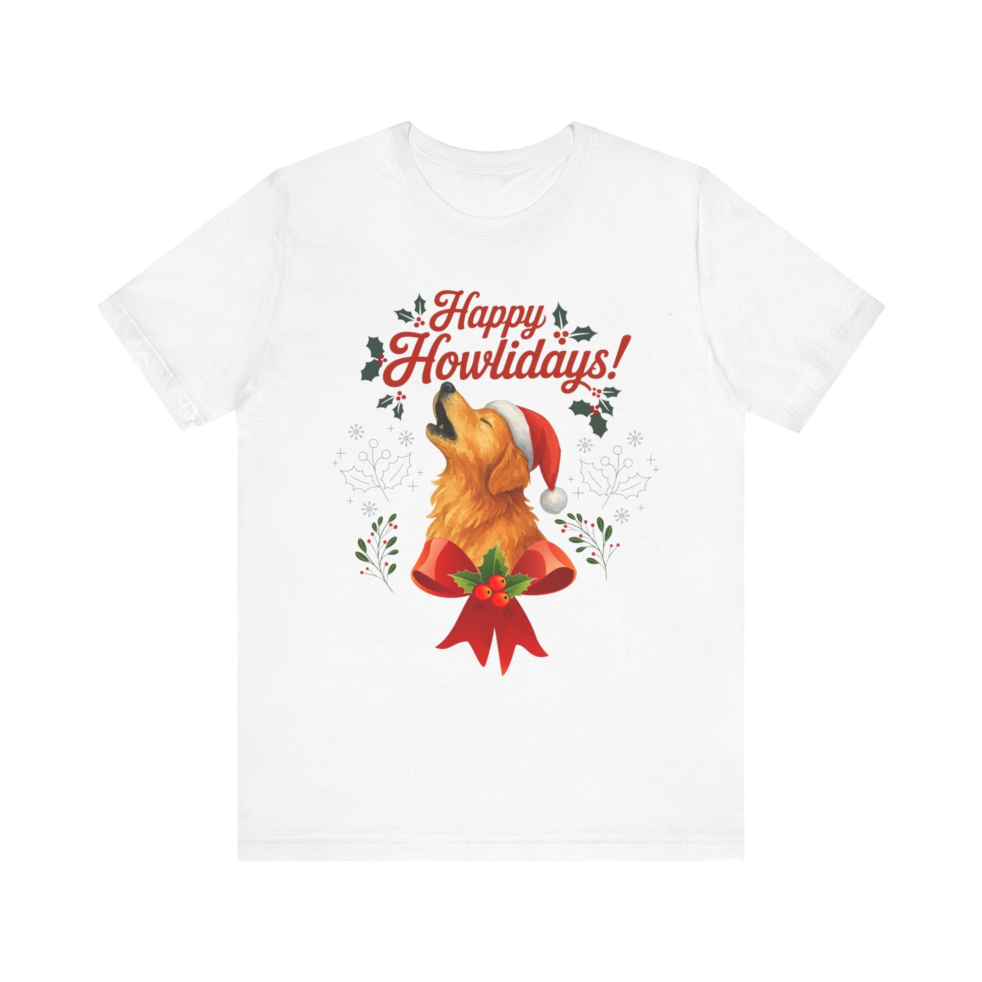 Golden Retriever Happy Howlidays TShirt