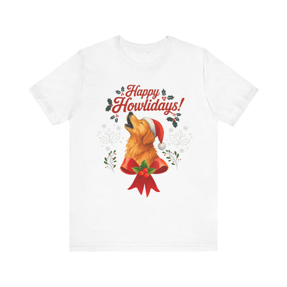 Golden Retriever Happy Howlidays TShirt